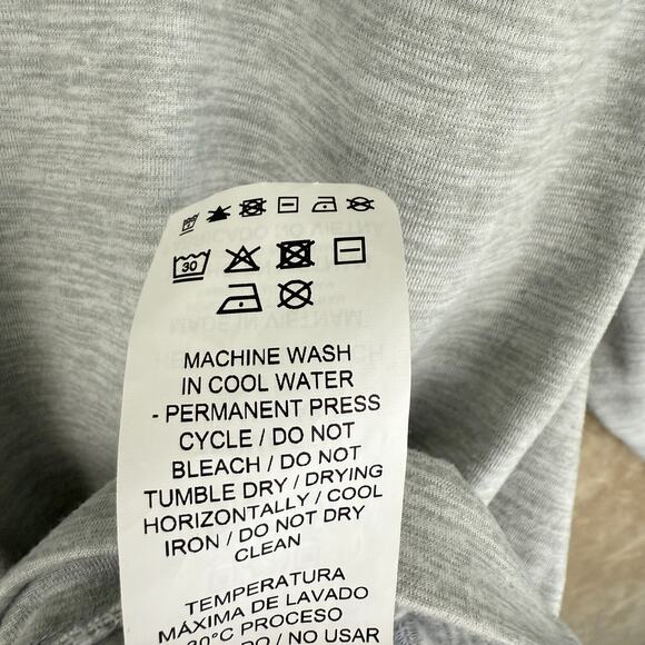 PUMA Cloudspun Sweater Men XL Heather Grey Love Golf Crewneck Stretch Sweatshirt - Picture 16 of 16